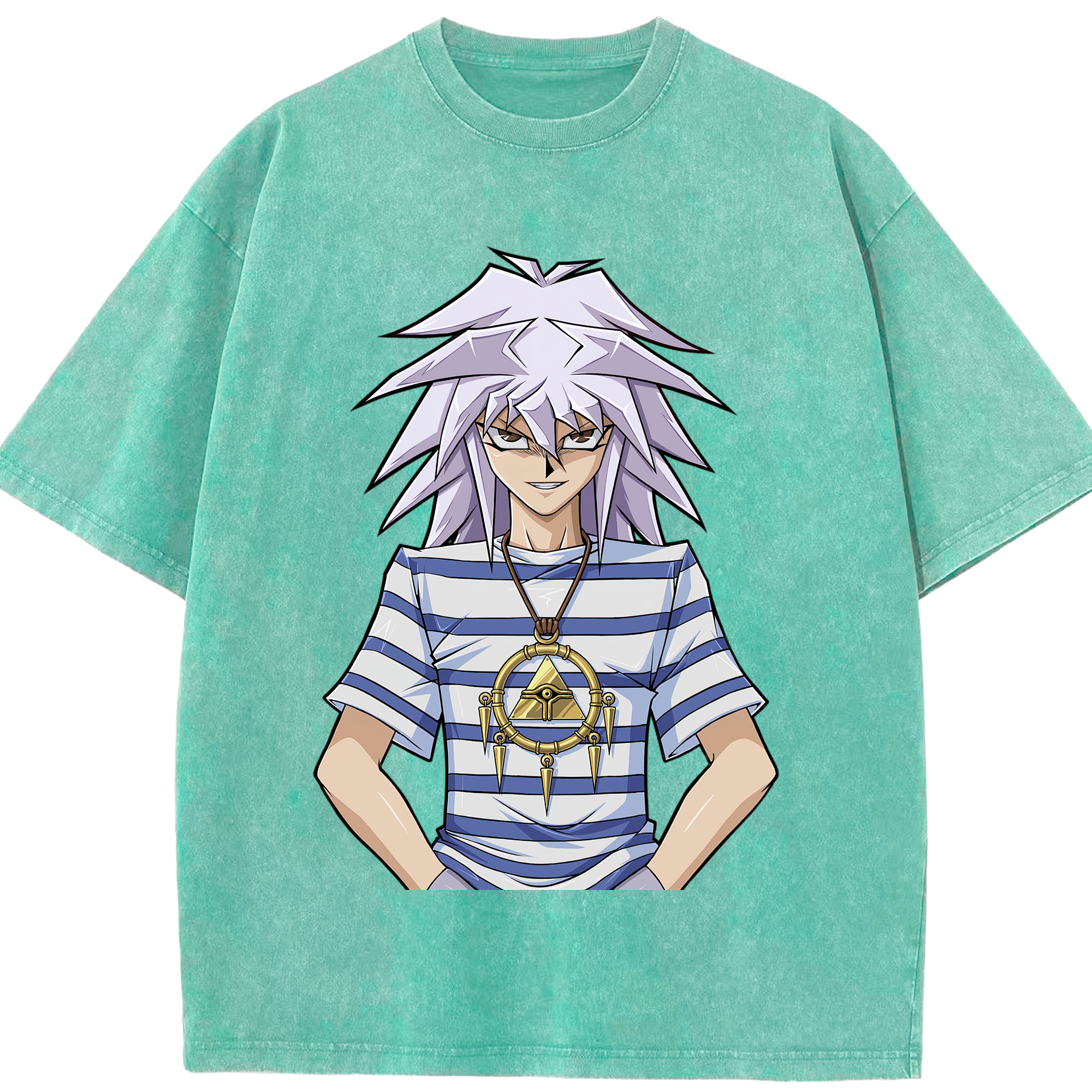 （画像用） 遊☆戯☆王 Yu-Gi-Oh! 綿100% ヴィンテージ風 半袖Tシャツ（フロントプリント）